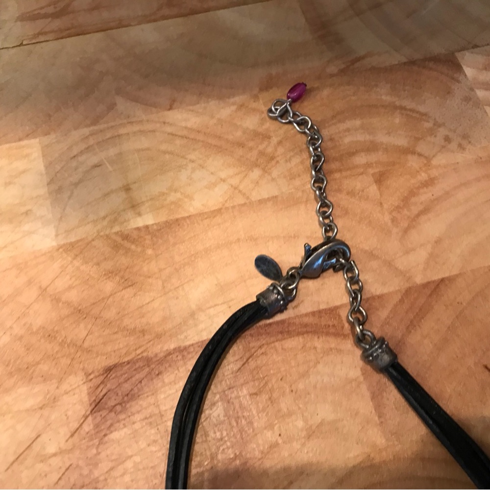 Rope Necklace with multicolored pendant - Picture 3 of 3